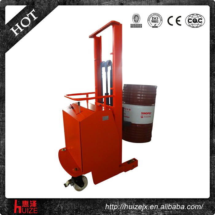 2半電動(dòng)配重油桶車（無底腿，只堆垛，不翻轉(zhuǎn)）