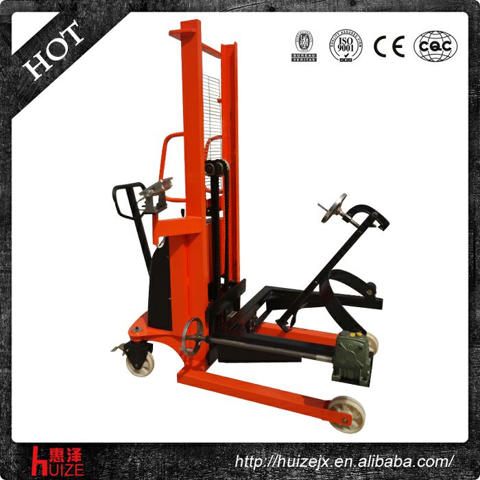 半電動(dòng)稱重油桶車（夾鐵桶，手搖翻轉(zhuǎn)）